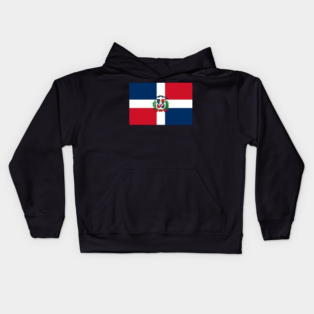 Dominican Republic Flag Kids Hoodie by Historia